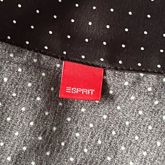 Black and white pokdadot vintage blouse - Picture 4 of 4